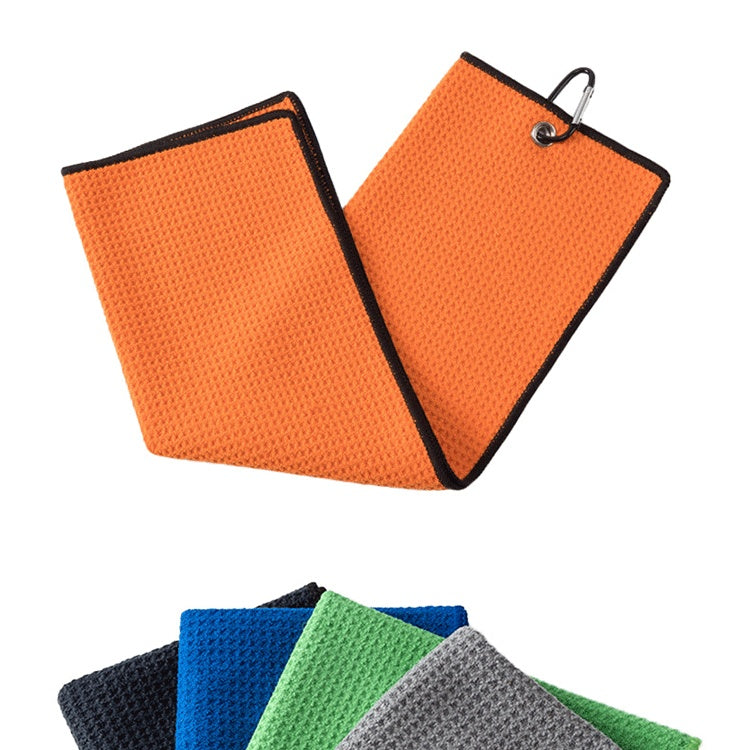 Waffle Golf Ball Eraser Cue Ball Bag Cleaning Cloth Towel Golf Ball Towel Pineapple Lattice