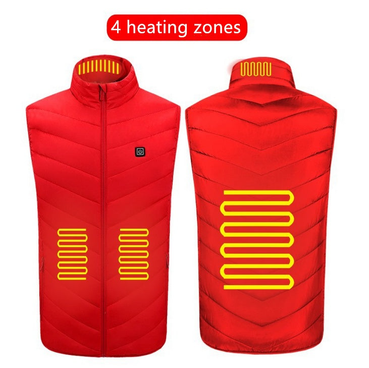 Heated Vest Washable USB Charging Electric Winter Clothes