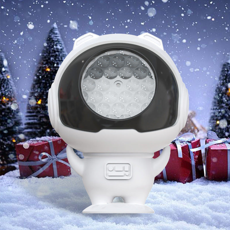 Astronaut Snowflake Projection Lamp Halloween Christmas Stage Lights